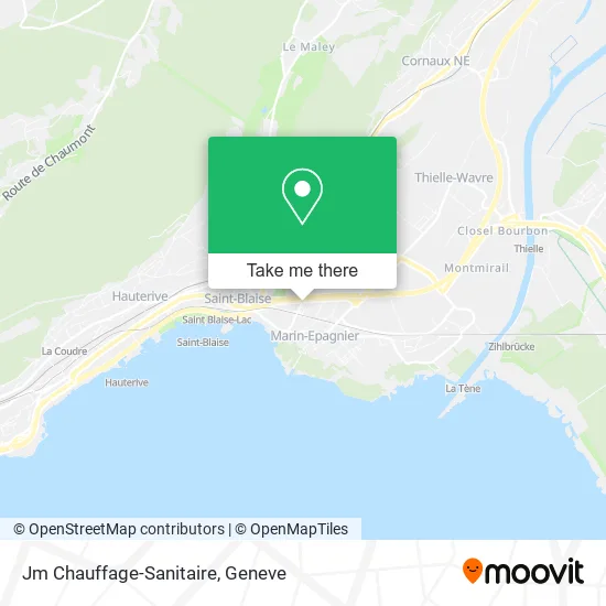 Jm Chauffage-Sanitaire map