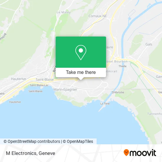 M Electronics map