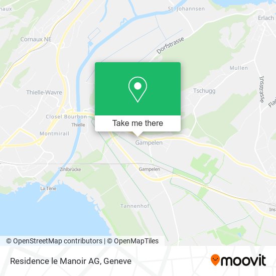 Residence le Manoir AG map