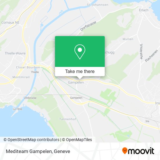 Mediteam Gampelen map