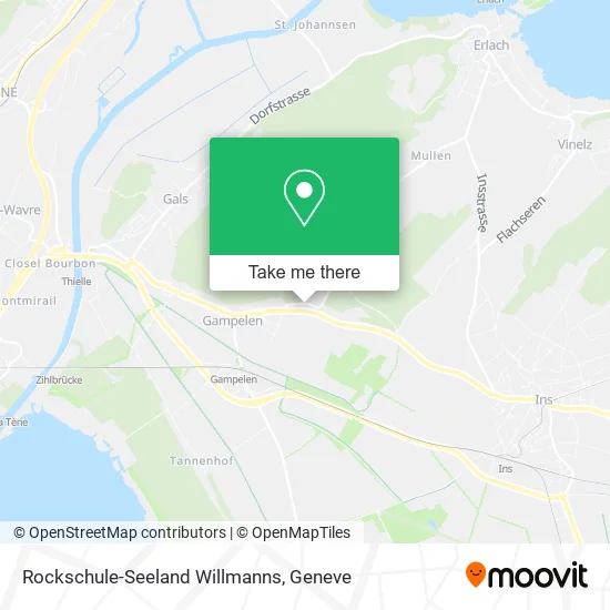Rockschule-Seeland Willmanns map