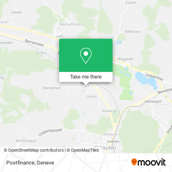 Postfinance map