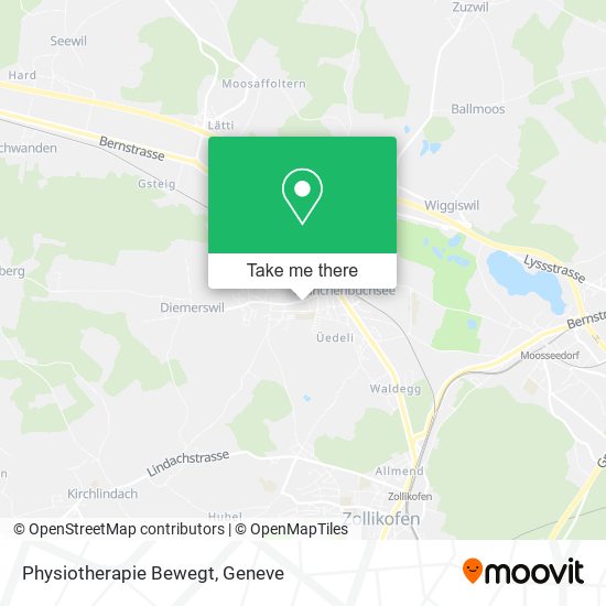 Physiotherapie Bewegt map