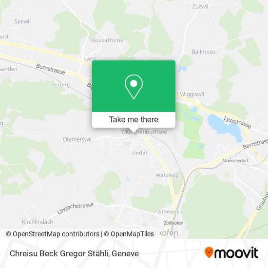 Chreisu Beck Gregor Stähli map