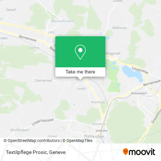 Textilpflege Prosic map