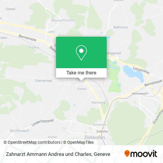 Zahnarzt Ammann Andrea und Charles map