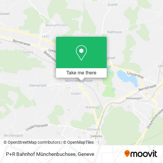 P+R Bahnhof Münchenbuchsee map