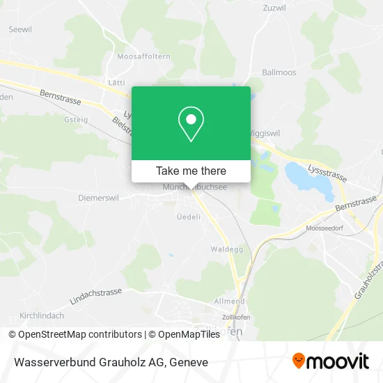 Wasserverbund Grauholz AG map