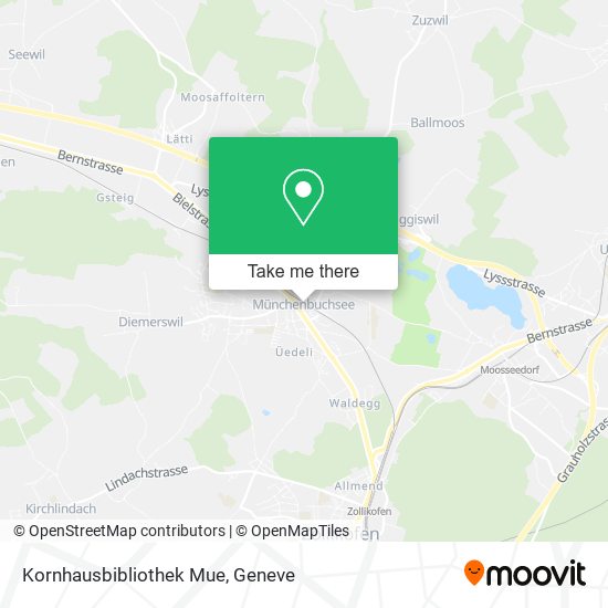 Kornhausbibliothek Mue map