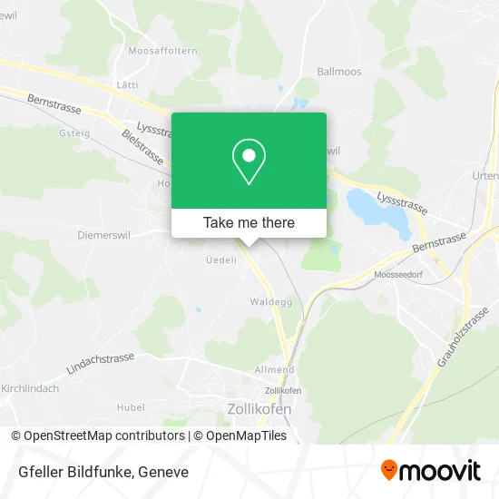 Gfeller Bildfunke map