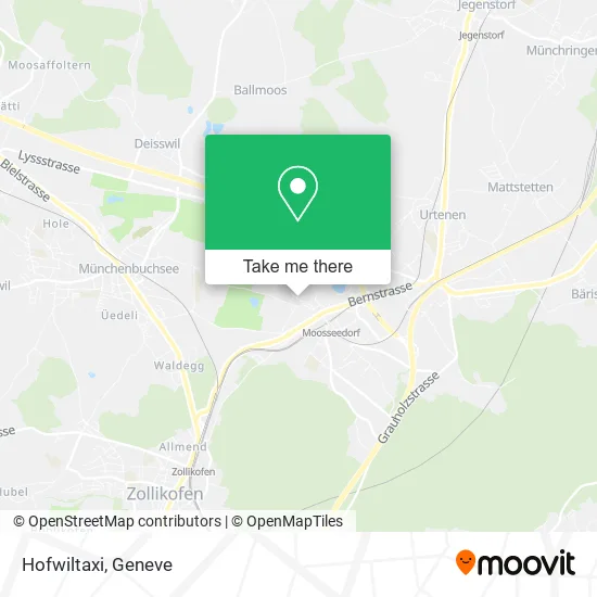 Hofwiltaxi map