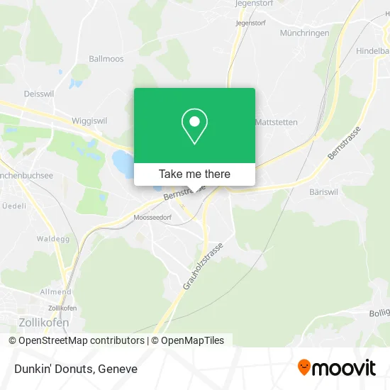 Dunkin' Donuts map
