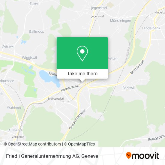 Friedli Generalunternehmung AG map