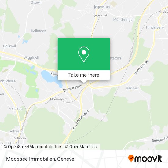 Moossee Immobilien map