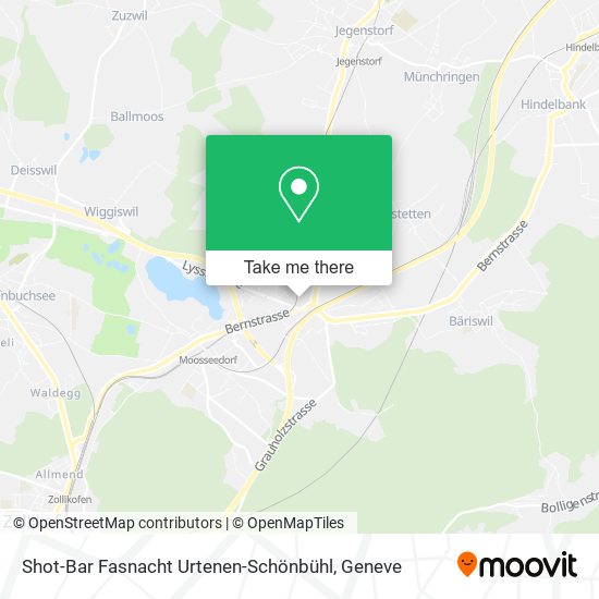 Shot-Bar Fasnacht Urtenen-Schönbühl map