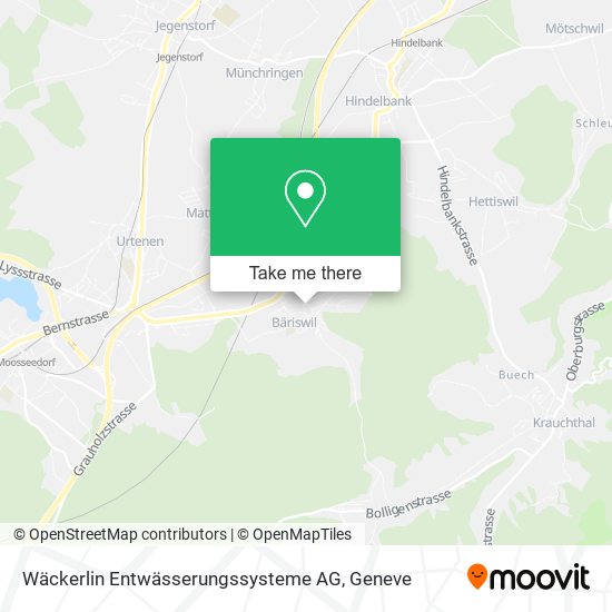 Wäckerlin Entwässerungssysteme AG map