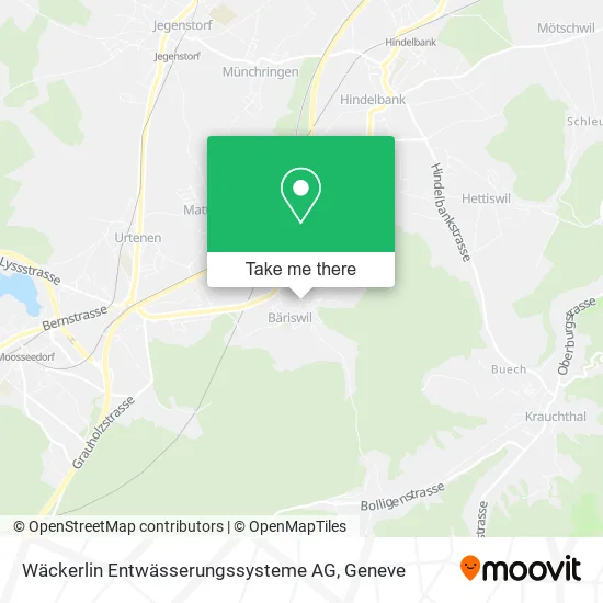 Wäckerlin Entwässerungssysteme AG map