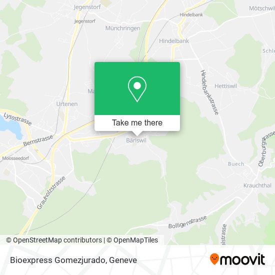Bioexpress Gomezjurado map