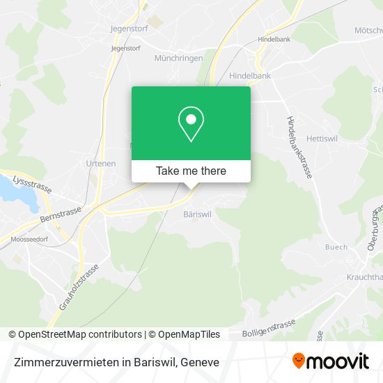 Zimmerzuvermieten in Bariswil plan