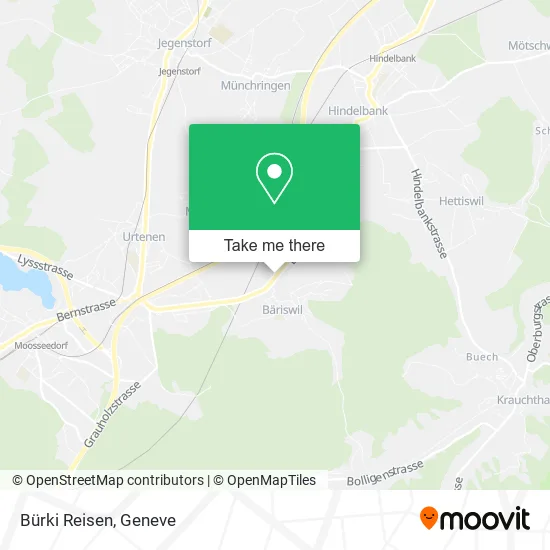 Bürki Reisen map