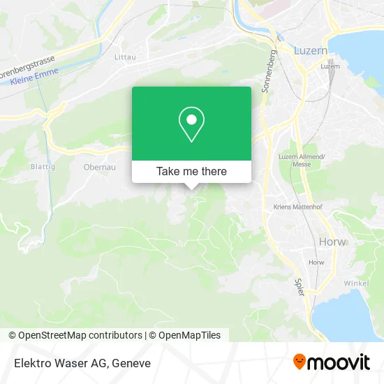 Elektro Waser AG map