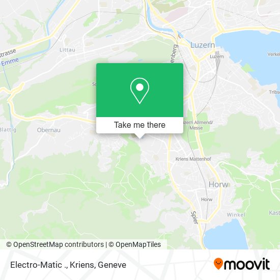 Electro-Matic ., Kriens map