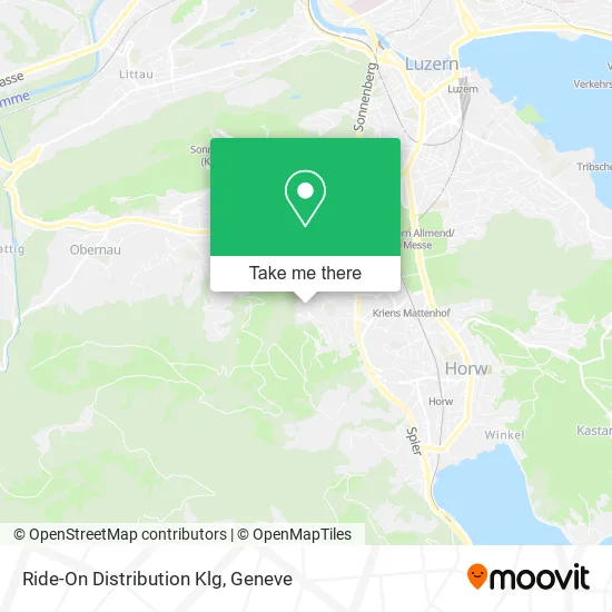 Ride-On Distribution Klg map