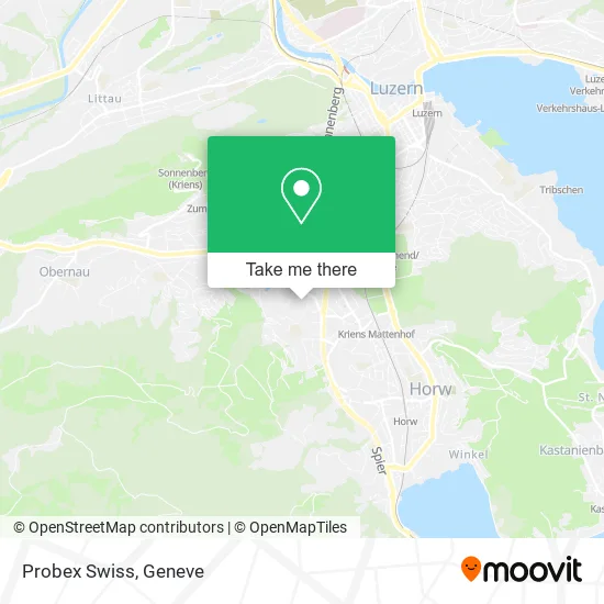 Probex Swiss map