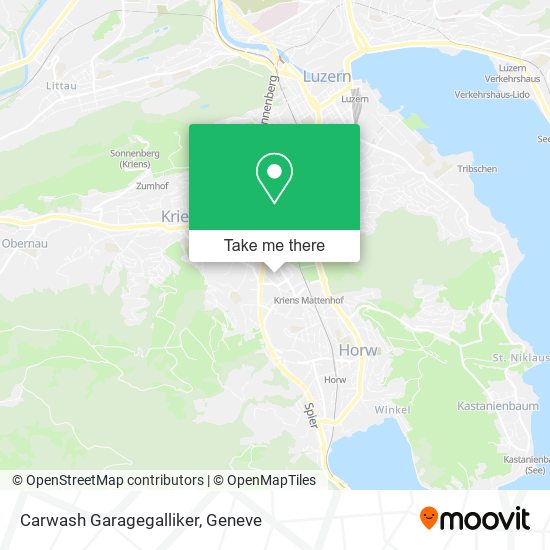Carwash Garagegalliker map