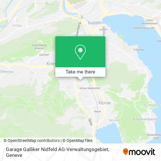 Garage Galliker Nidfeld AG-Verwaltungsgebiet map