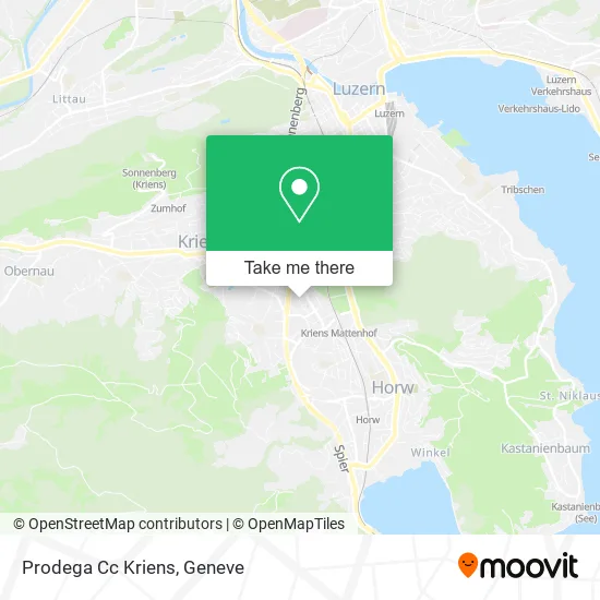 Prodega Cc Kriens map