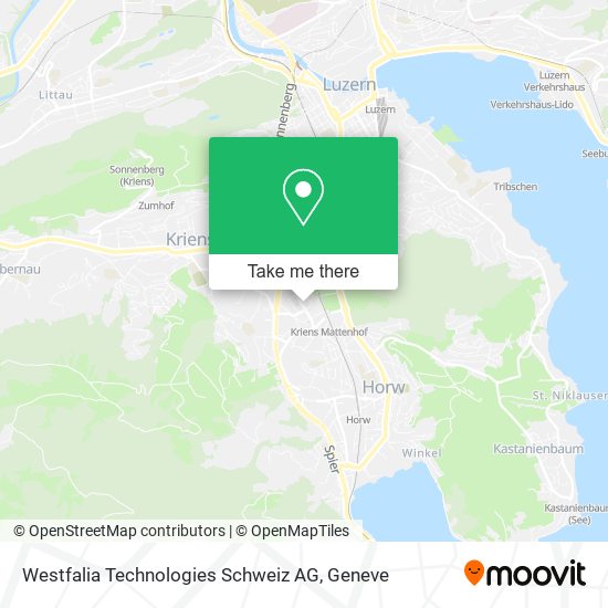 Westfalia Technologies Schweiz AG map