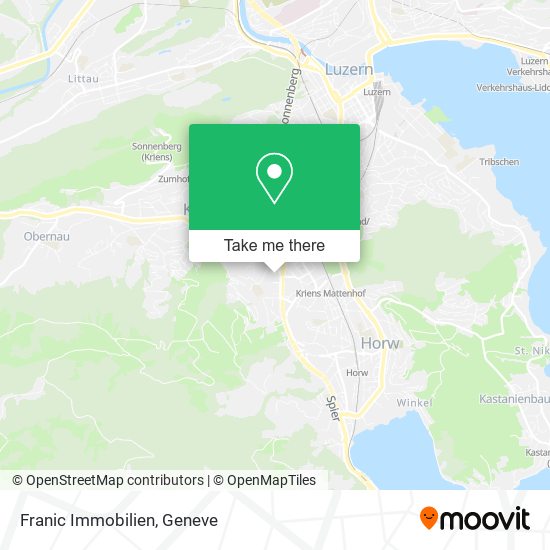 Franic Immobilien map