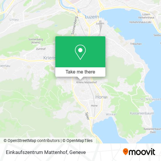 Einkaufszentrum Mattenhof map