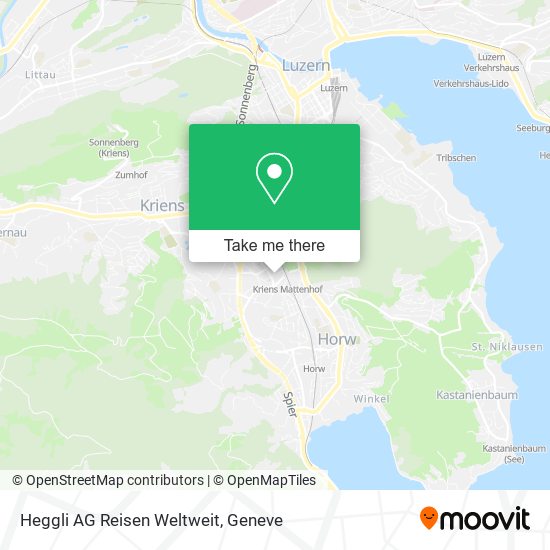 Heggli AG Reisen Weltweit map