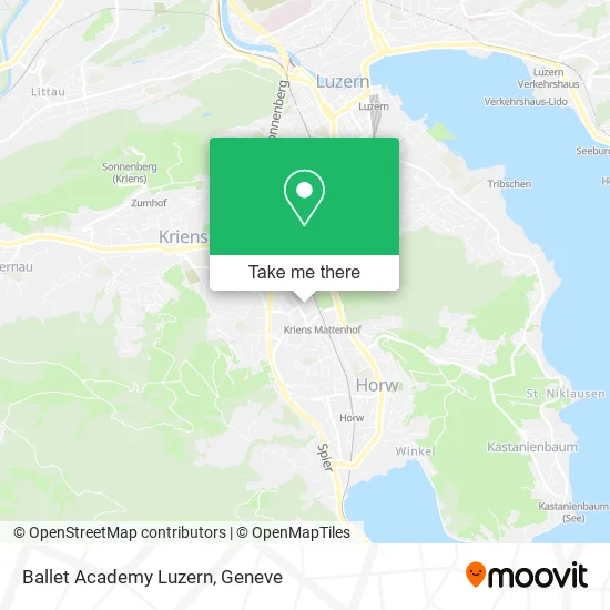 Ballet Academy Luzern map