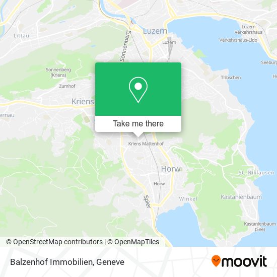 Balzenhof Immobilien map