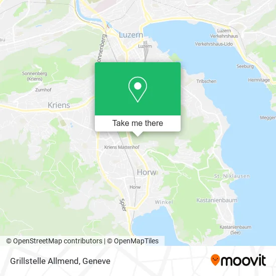 Grillstelle Allmend map