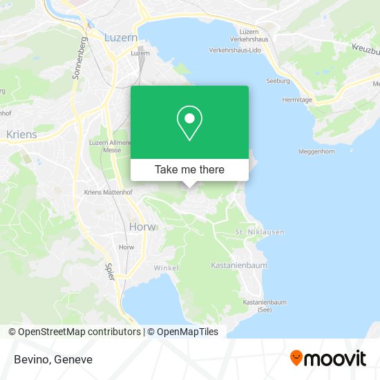 Bevino map