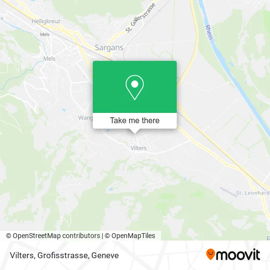 Vilters, Grofisstrasse plan