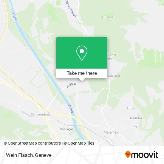 Wein Fläsch map
