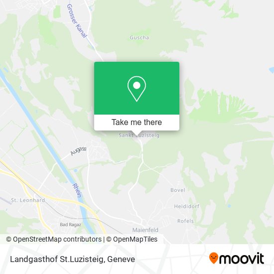 Landgasthof St.Luzisteig map