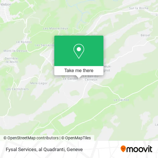 Fysal Services, al Quadranti map