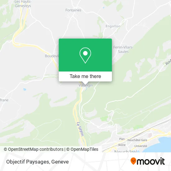 Objectif Paysages map