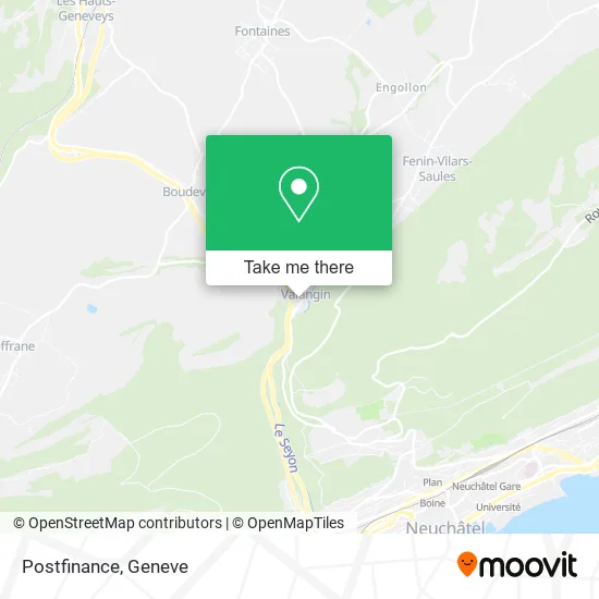 Postfinance map