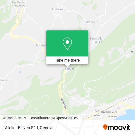 Atelier Eleven Sàrl map