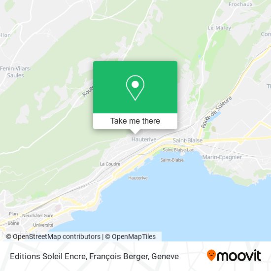 Editions Soleil Encre, François Berger map