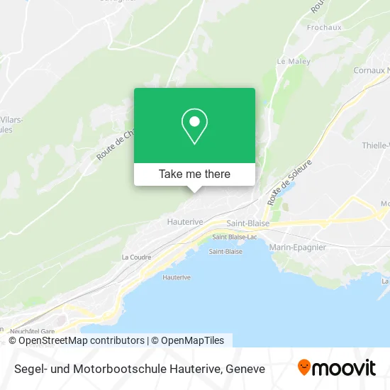 Segel- und Motorbootschule Hauterive map