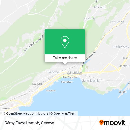 Rémy Favre Immob map