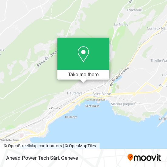 Ahead Power Tech Sàrl map